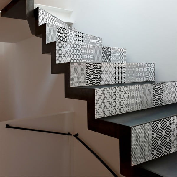 Set od 2 naljepnice za Ambiance Gerda stepenice, 15 x 105 cm