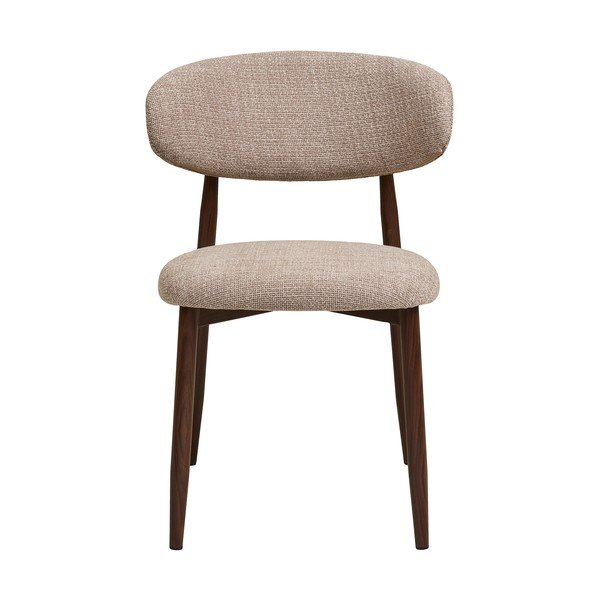 Bež/tamno smeđa podstavljena blagovaonska stolica Levanto – House Nordic-image-3