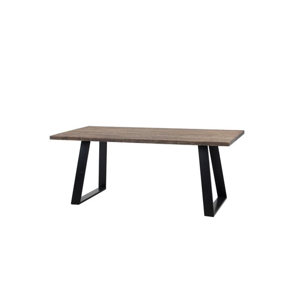 Blagovaonski stol s hrastovom pločom Custom Form Hofer, 180 x 90 cm