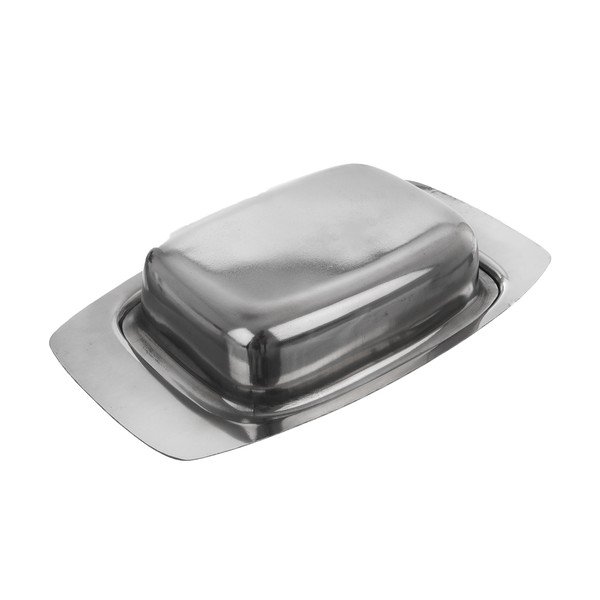 Posuda za maslac od nehrđajućeg čelika u srebrnoj boji – Orion