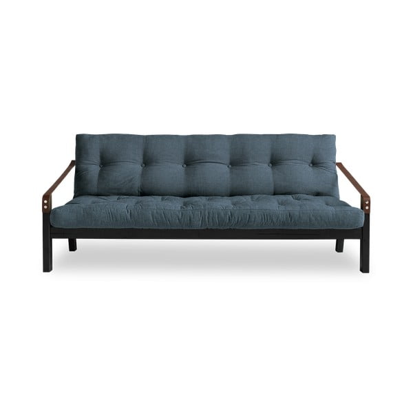 Sofa na razvlačenje Karup Design Poetry Black/Dark Blue