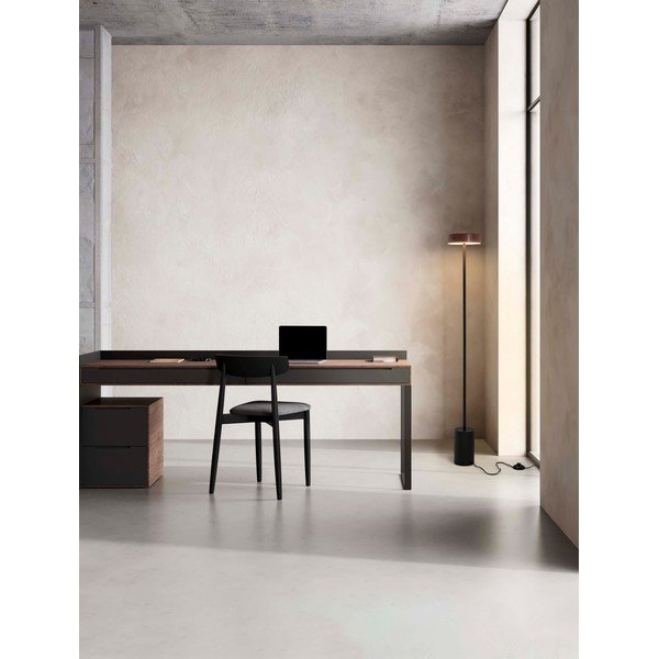 Crna/u tamnoj prirodnoj boji metalna LED stojeća svjetiljka (visina 135 cm) Thea – Nova Luce-image-1
