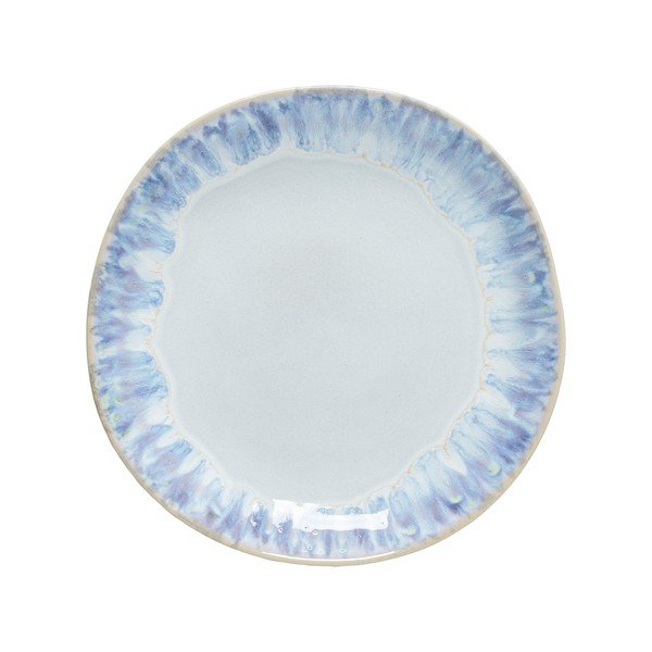 Bijeli/plavi desertni tanjur od kamenine ø 22 cm Brisa – Costa Nova