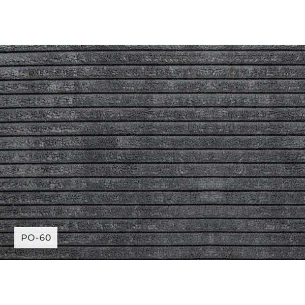 Siva ležaljka od samta (s lijevim kutom) Chic Charlotte – Miuform-image-4