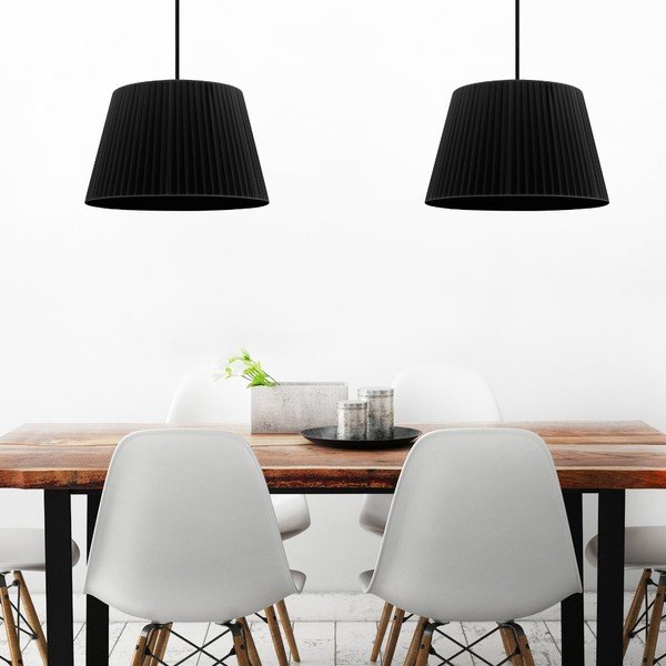 Crna dvodjelna viseća lampae Sotto Luce Elementary M 2S-image-1