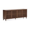Tamno smeđa komoda u dekoru oraha 181x71,5x42,5 cm Beyla – Kave Home