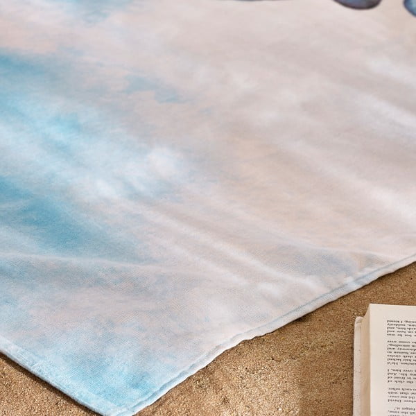 Plavi pamučan ručnik za plažu 76x160 cm Octopus – Catherine Lansfield-image-2