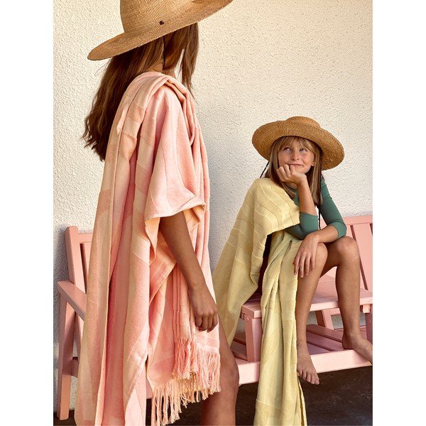 Ružičasti pamučni ručnik za plažu Sunnylife Luxe, 160 x 90 cm-image-3