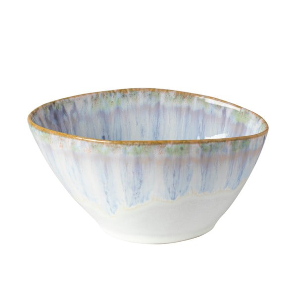 Bijelo-plava zdjela od kamenine Costa Nova Brisa, ⌀ 16 cm