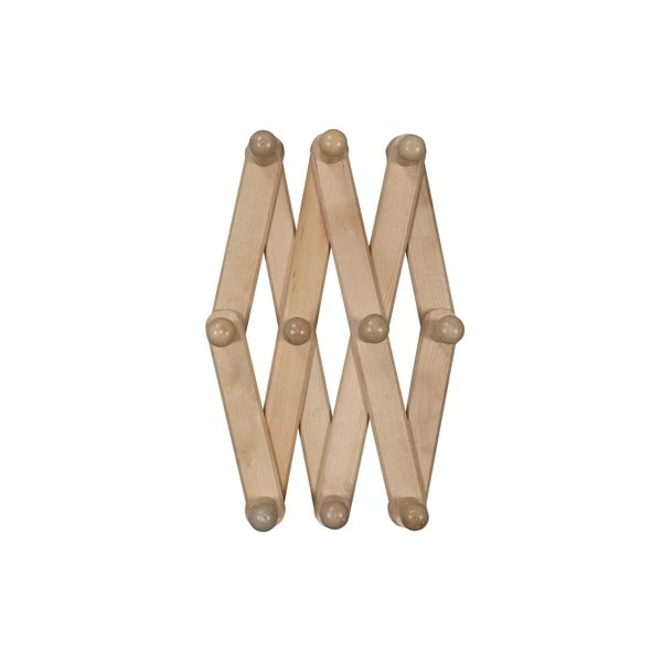 Zidna vješalica od masivne breze u prirodnoj boji Levin – WOOOD-image-4