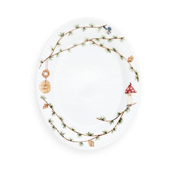 Porculanski pladanj s božićnim motivom 22,5x28,5 cm Hammershøi Christmas – Kähler Design