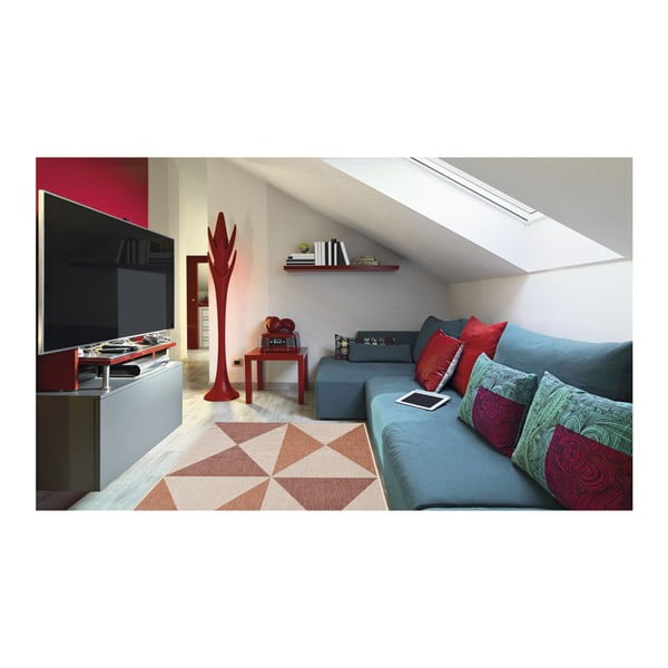 Bež-narančasti vanjski tepih Floorita Geo, 160 x 230 cm-image-3