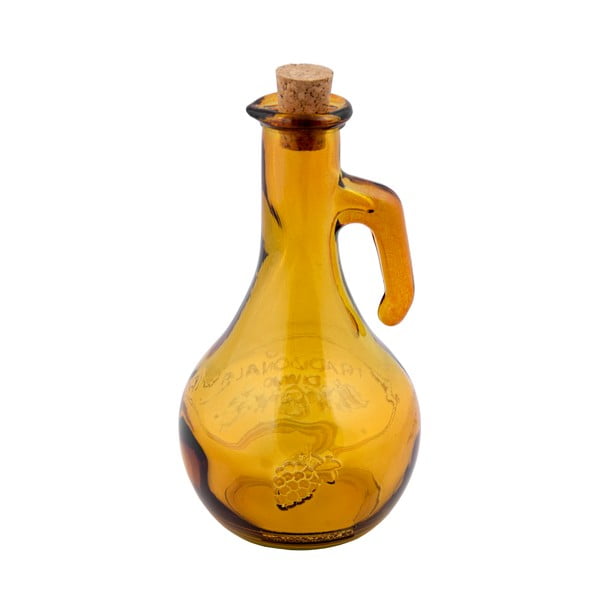 Žuta boca za ocat od recikliranog stakla Ego Dekor Di Vino, 500 ml