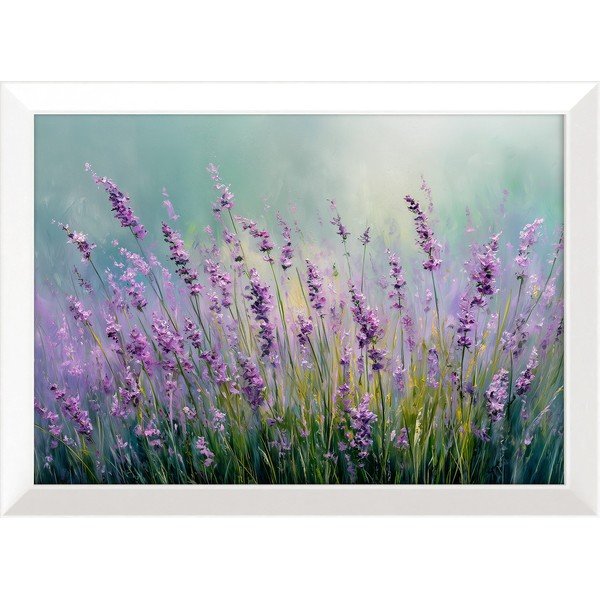 Tiskana slika s okvirom 75x56 cm Lavender – Styler