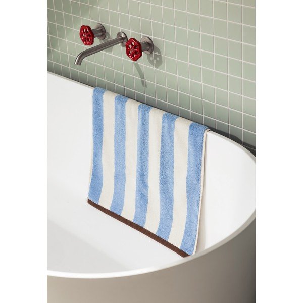 Plava tekstilna kupaonska prostirka 50x80 cm Gobo – noo.ma-image-1