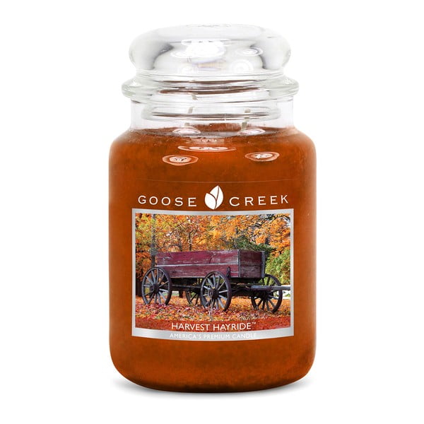 Mirisna svijeća u staklenoj posudi Goose Creek Hay berba, 0,68 kg