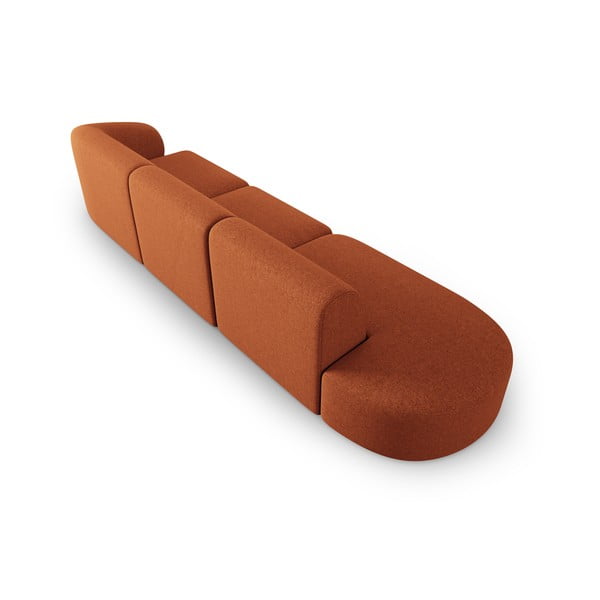 Narančasta sofa 302 cm Shane – Micadoni Home-image-3