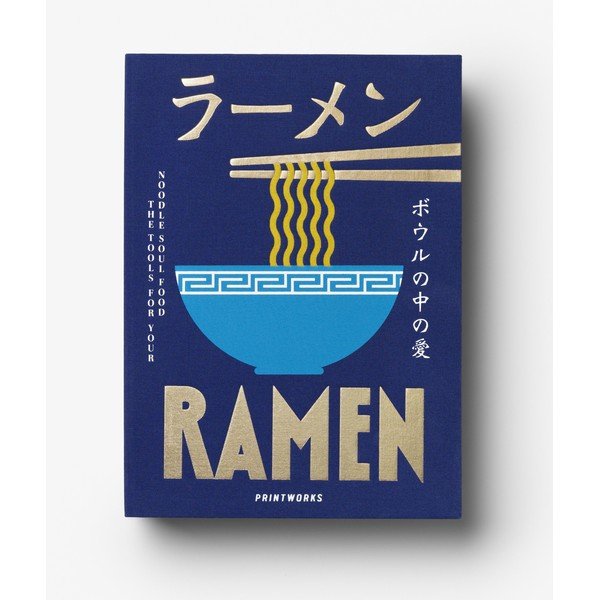 Plavi set štapića za jelo od nehrđajućeg čelika/od bambusa za 2 osobe The Essentials - Ramen Tools – Printworks