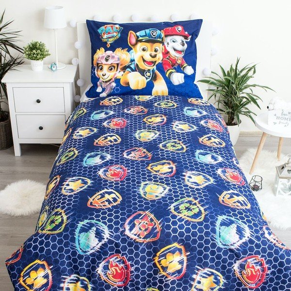Tamnoplava dječja pamučna posteljina Jerry Fabrics Paw Patrol, 140 x 200 cm-image-2