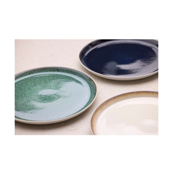 Bijeli/zeleni tanjur od kamenine ø 27 cm Gastro White/Green – Bitz-image-4