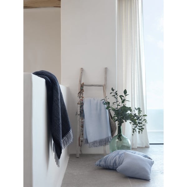 Plavi pokrivač pamuk Euromant Skyline II, 140 x 160 cm-image-3