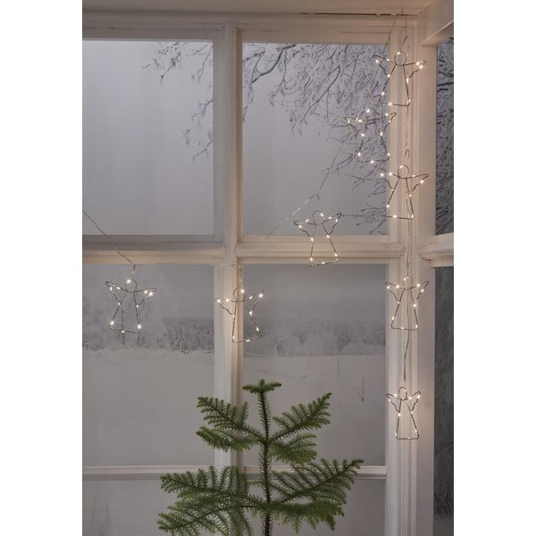 Svjetleći lanac broj žarulja 8 kom na baterije dužina 175 cm Angela – Star Trading-image-1