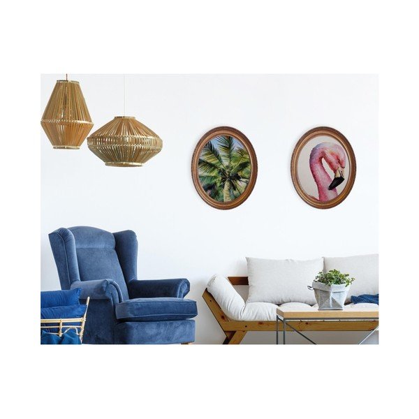 Ovalna zidna slika Velvet Atelier Palm Tree-image-4