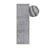 Siva staza 80x240 cm Pigment Light Grey – Elle Decoration
