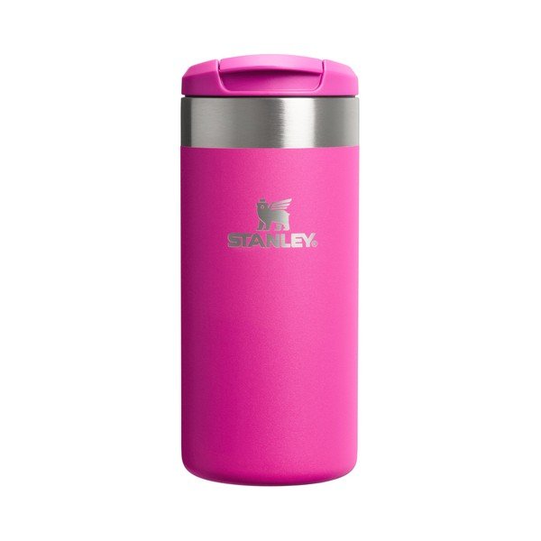 Ružičasta termo šalica od nehrđajućeg čelika 350 ml AeroLight™ Transit Mug Violet Blossom – Stanley
