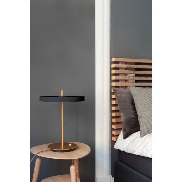 Antracitno siva LED stolna lampa s mogućnosti zatamnjivanja s metalnim sjenilom (visina 41,5 cm) Asteria Table – UMAGE-image-3