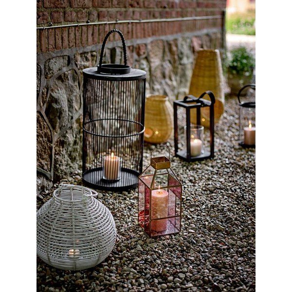 Staklena lanterna (visina 34 cm) Drew – Bloomingville-image-1