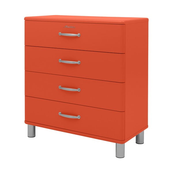 Crvena visoka komoda 86x92 cm Malibu - Tenzo-image-1