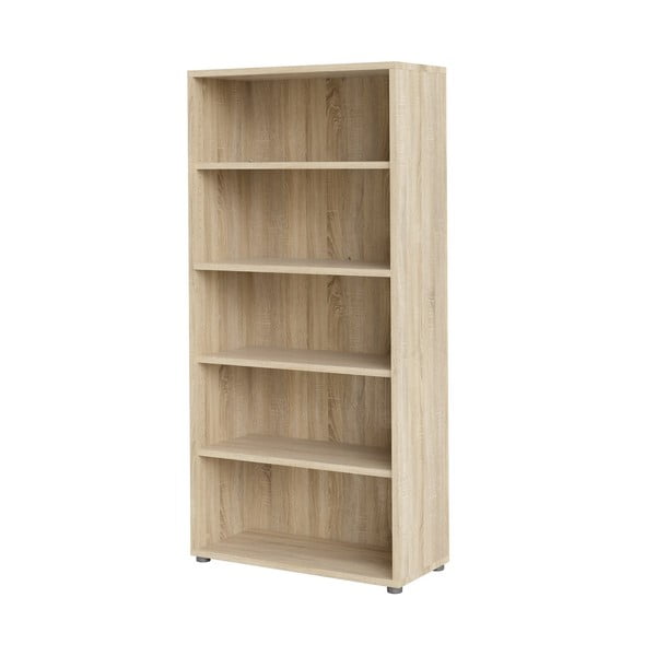 Modularna biblioteka u dekoru hrasta u prirodnoj boji 89x189 cm Prima – Tvilum-image-3