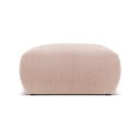 Ružičasti tabure od bouclé tkanine Molino – Micadoni Home