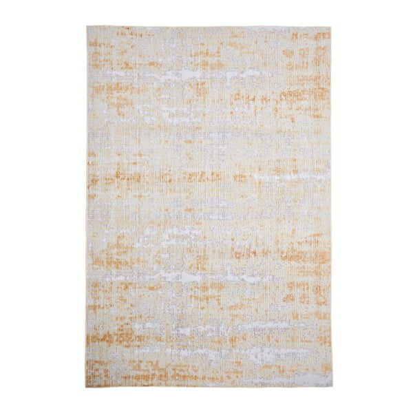 Sivo-žuti tepih Floorita Abstract, 80 x 150 cm