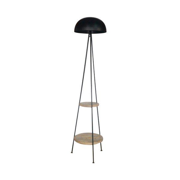 Crna podna lampa (visina 150 cm) Ardecor - Sema