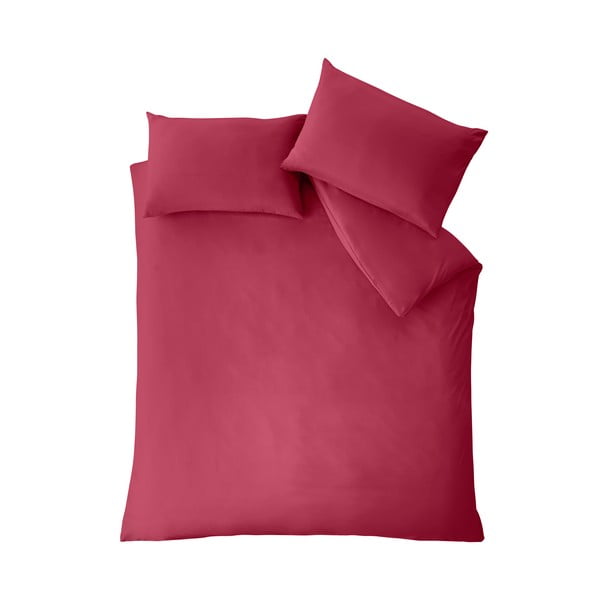 Tamno ružičasta posteljina za krevet za jednu osobu 135x200 cm So Soft Easy Iron – Catherine Lansfield