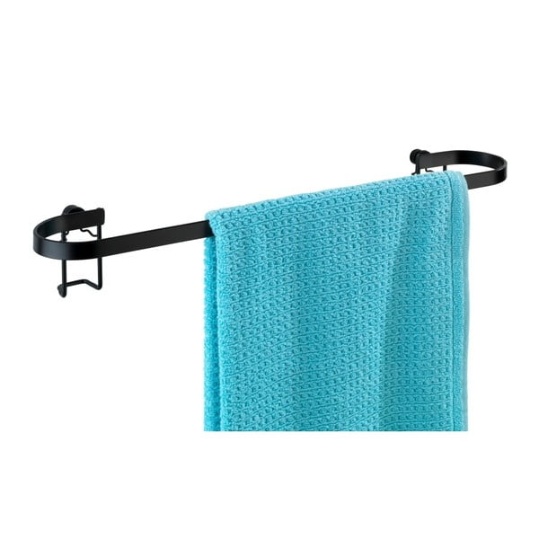 Crni zidni stalak za ručnike Wenko Classic Plus-image-3