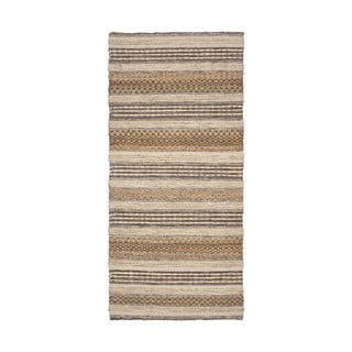 Smeđa ručno rađena staza od mješavine jute 80x180 cm Morena – House Nordic