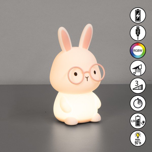 Svijetlo ružičasto noćno svjetlo za djecu Josie – Fischer & Honsel-image-4