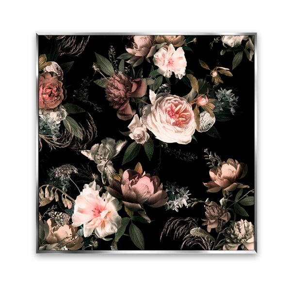 Slika na platnu Styler Copper Flowers, 67 x 67 cm