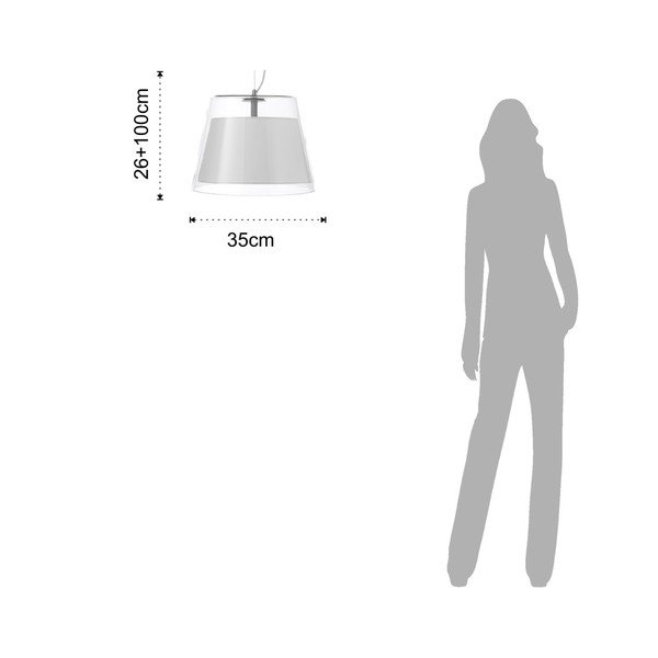 Viseća lampa Tomasucci Matt, ⌀ 35 cm-image-2