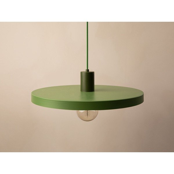 Zelena metalna viseća svjetiljka ø 40 cm Ori – Micadoni -image-3