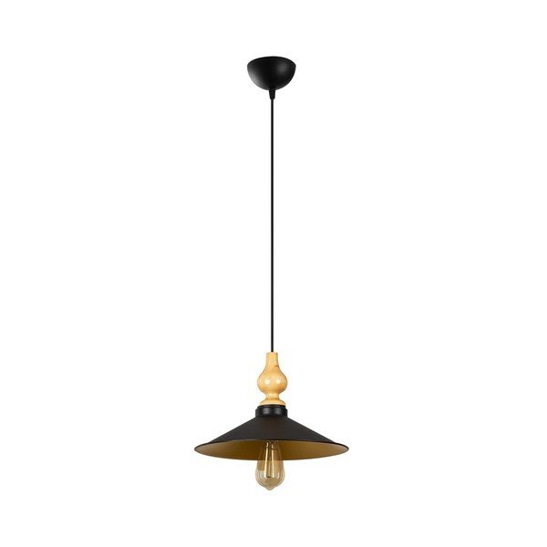 Crna metalna privjesna svjetiljka Opviq lampe Kiriakos-image-2