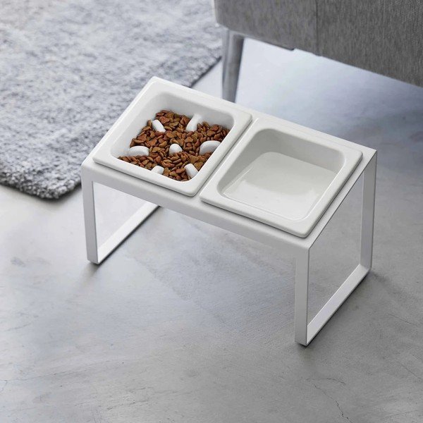 Keramički set posuda s postoljem za kućne ljubimce Nooks – YAMAZAKI-image-2