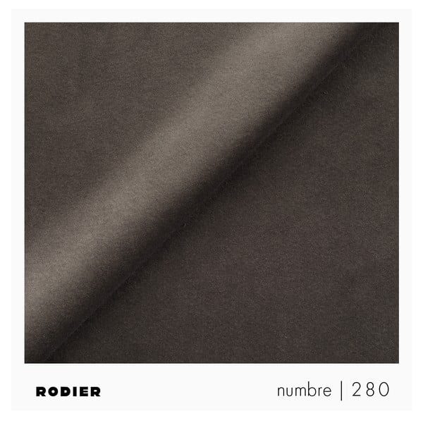 Smeđe-siva baršunasti sklopiva/s prostorom za odlaganje kutna garnitura (s lijevim kutom/u obliku slova L) Rene – Rodier-image-4