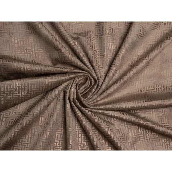 Smeđa zavjesa 140x260 cm Terra – Mendola Fabrics