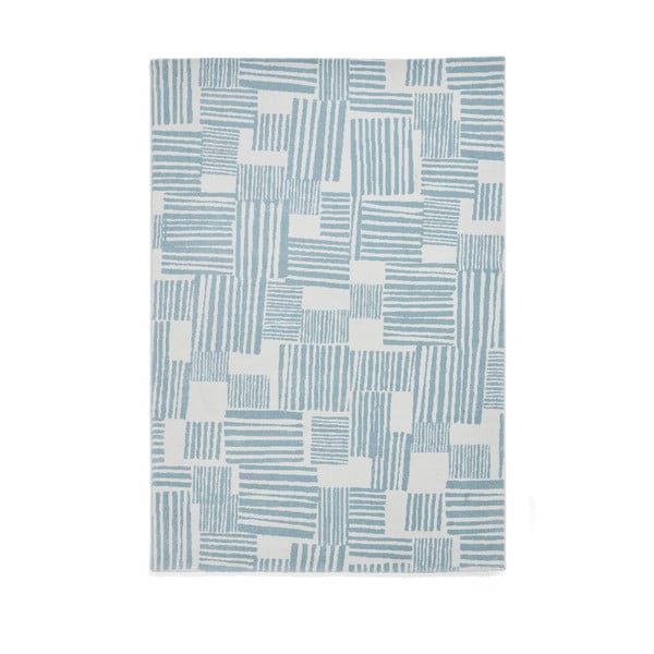 Svijetlo plavi tepih 80x150 cm Blocks – Catherine Lansfield