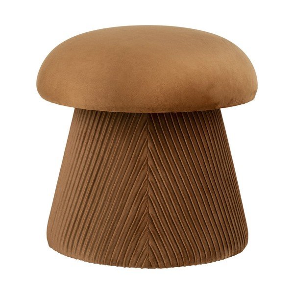 Oker žuti baršunast tabure Hampton – House Nordic-image-2