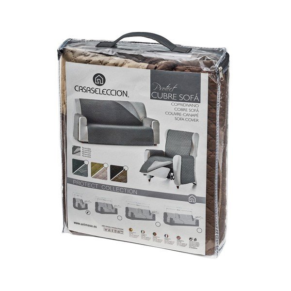 Smeđa zaštitna presvlaka za fotelju 55 cm Protect – Casa Selección-image-3